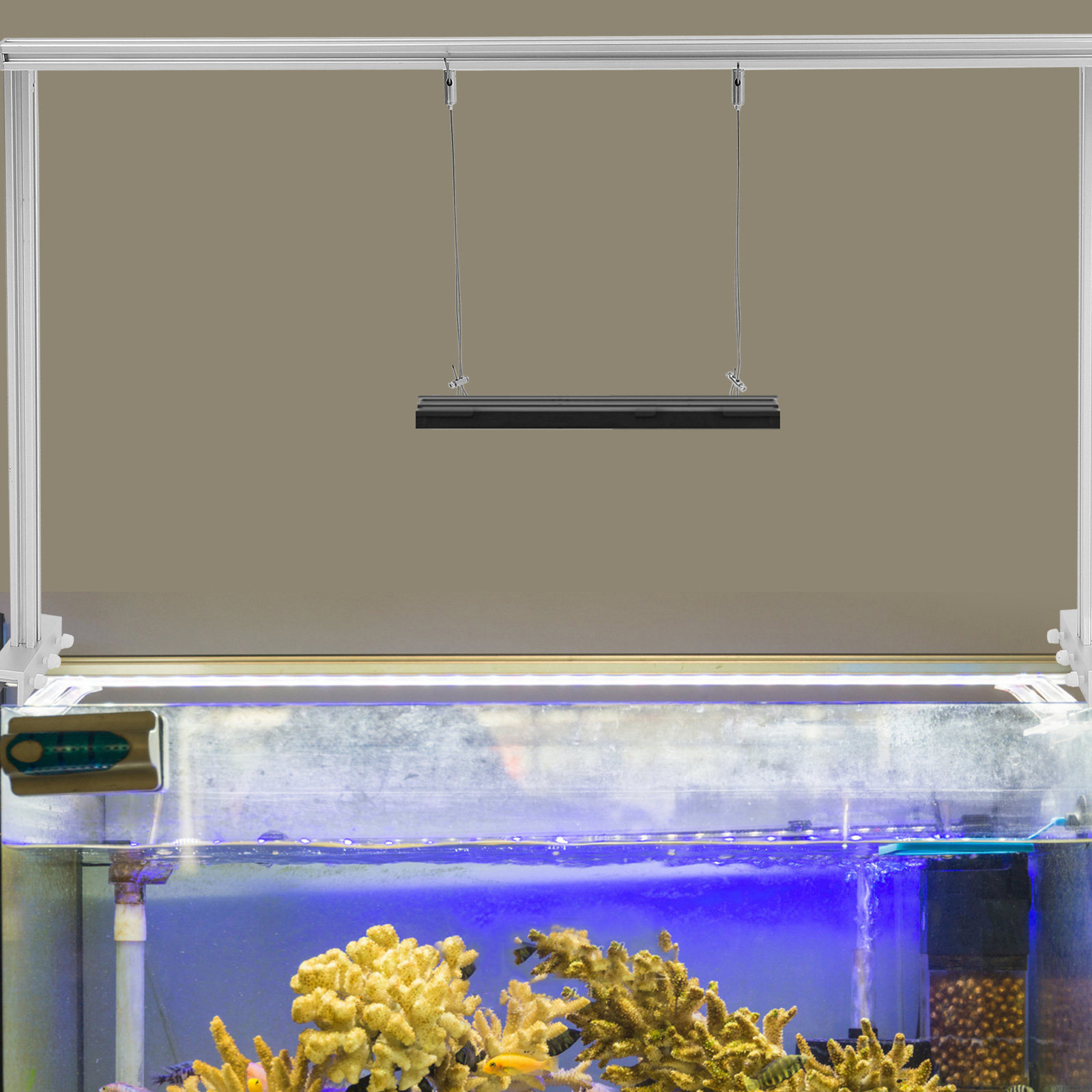 Planted Aquarium Hanging Light - 1Set Aquarium Light Rack Sturdy Fish