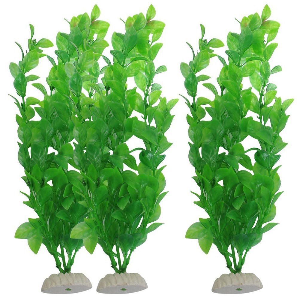 Aquarium Plant Ornament - 3pcs Artificial Grass Aquarium Ornament Plants