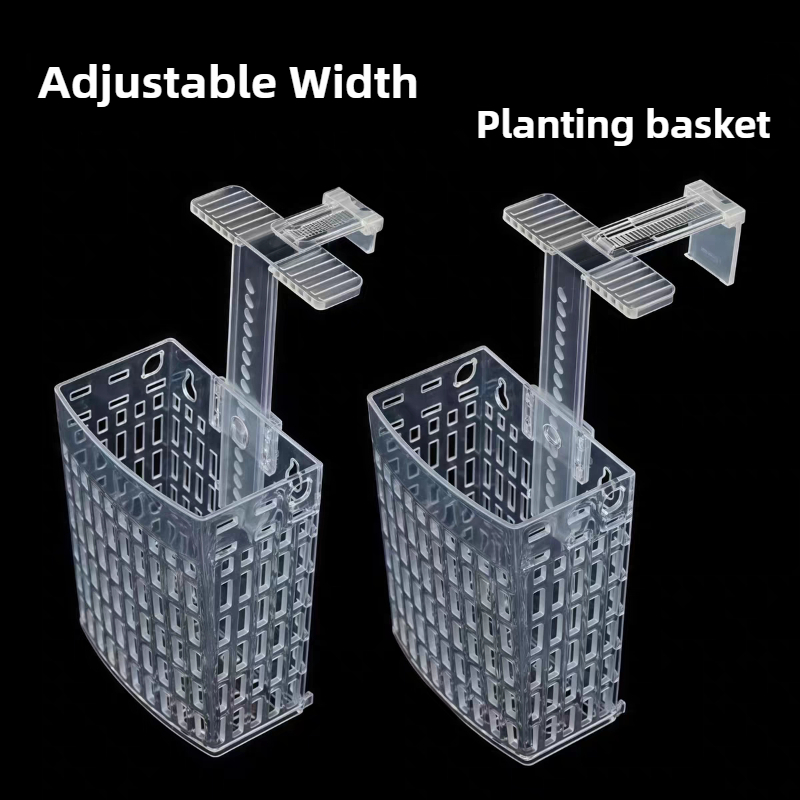 Aquarium Plant Ornament - Aquarium Plant Holder Adjustable Height Lifting
