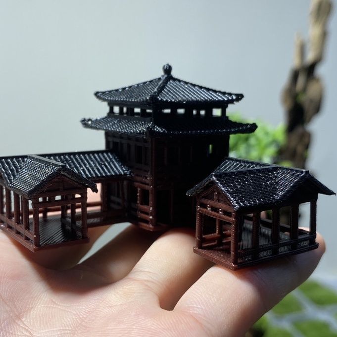 Plastics Chinese Style Ancient - Aquarium Plant Ornament review and price
