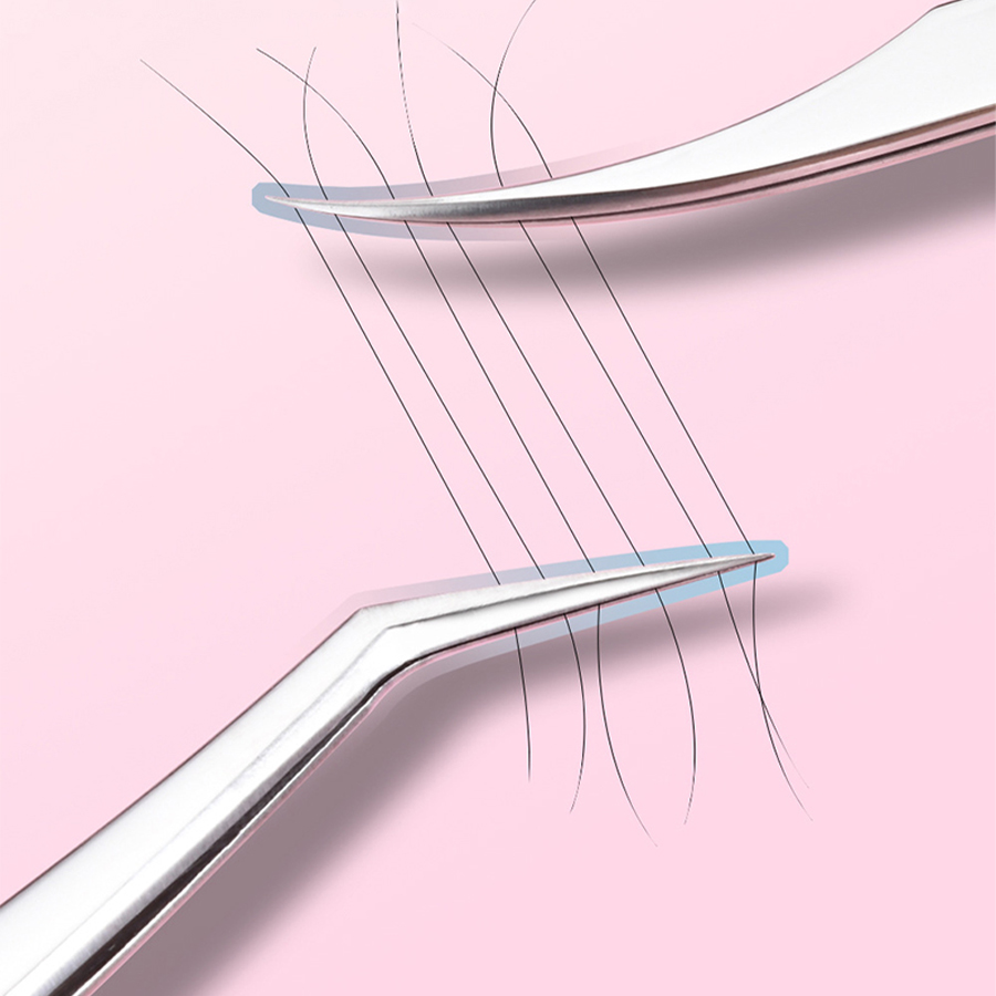 Stainless Steel Eyelash Tweeze - Planted Clip Tweezers review and price