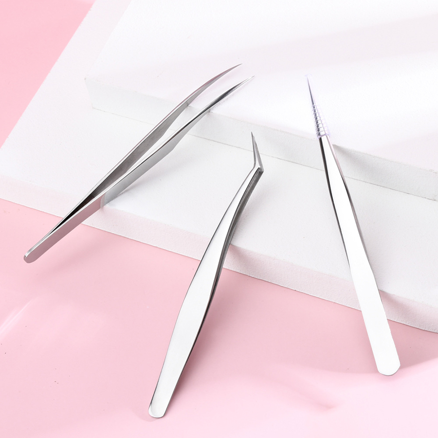 Stainless Steel Eyelash Tweeze - Planted Clip Tweezers review and price