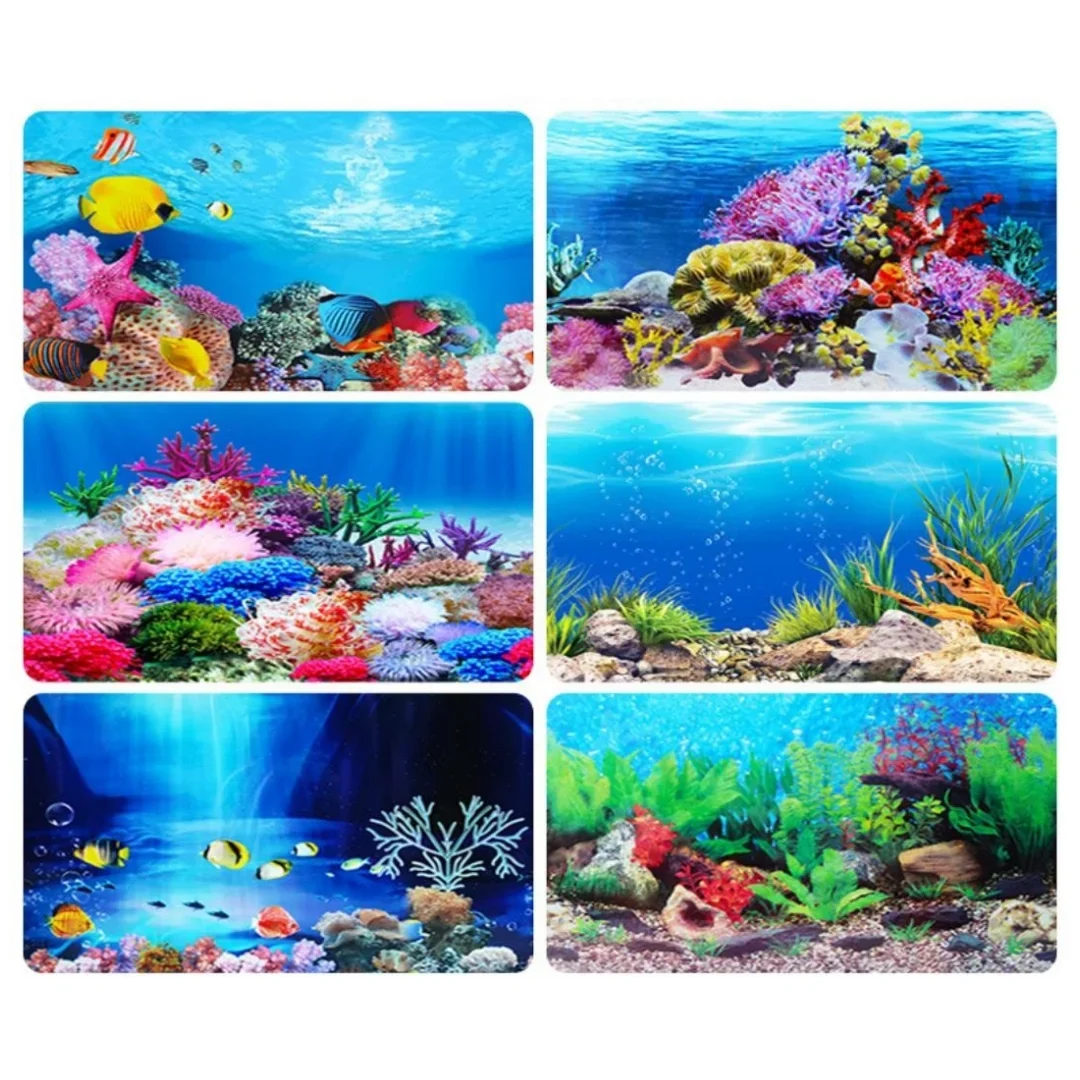Background Aquarium 3D Sticker - Aquarium Plant Ornament review and price