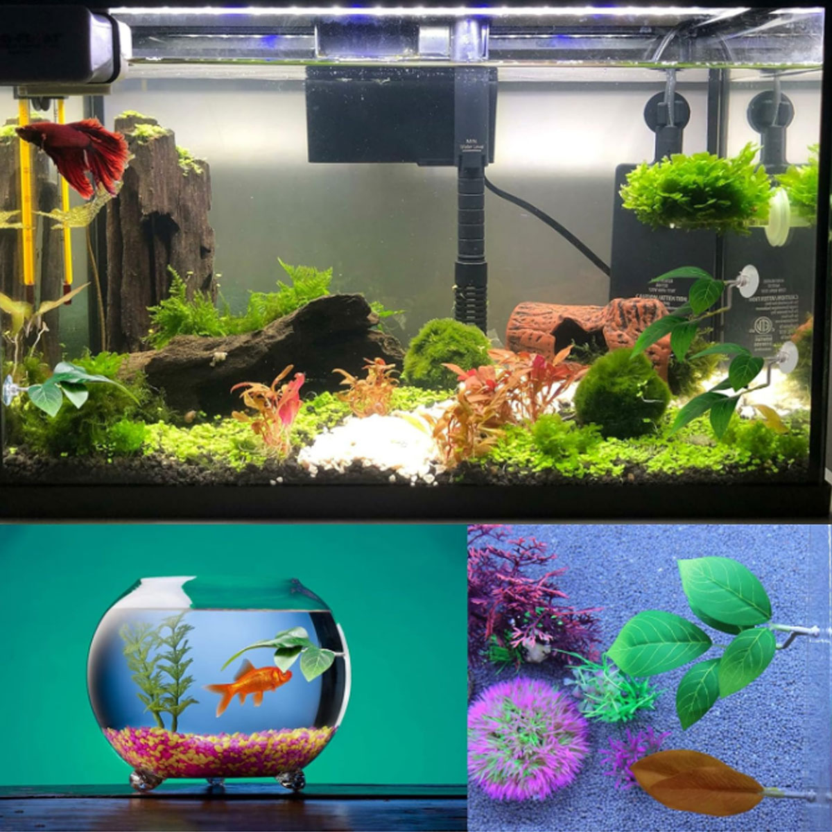 1 PC Betta Fish Hammock Soft A - Aquarium Plant Ornament review and price