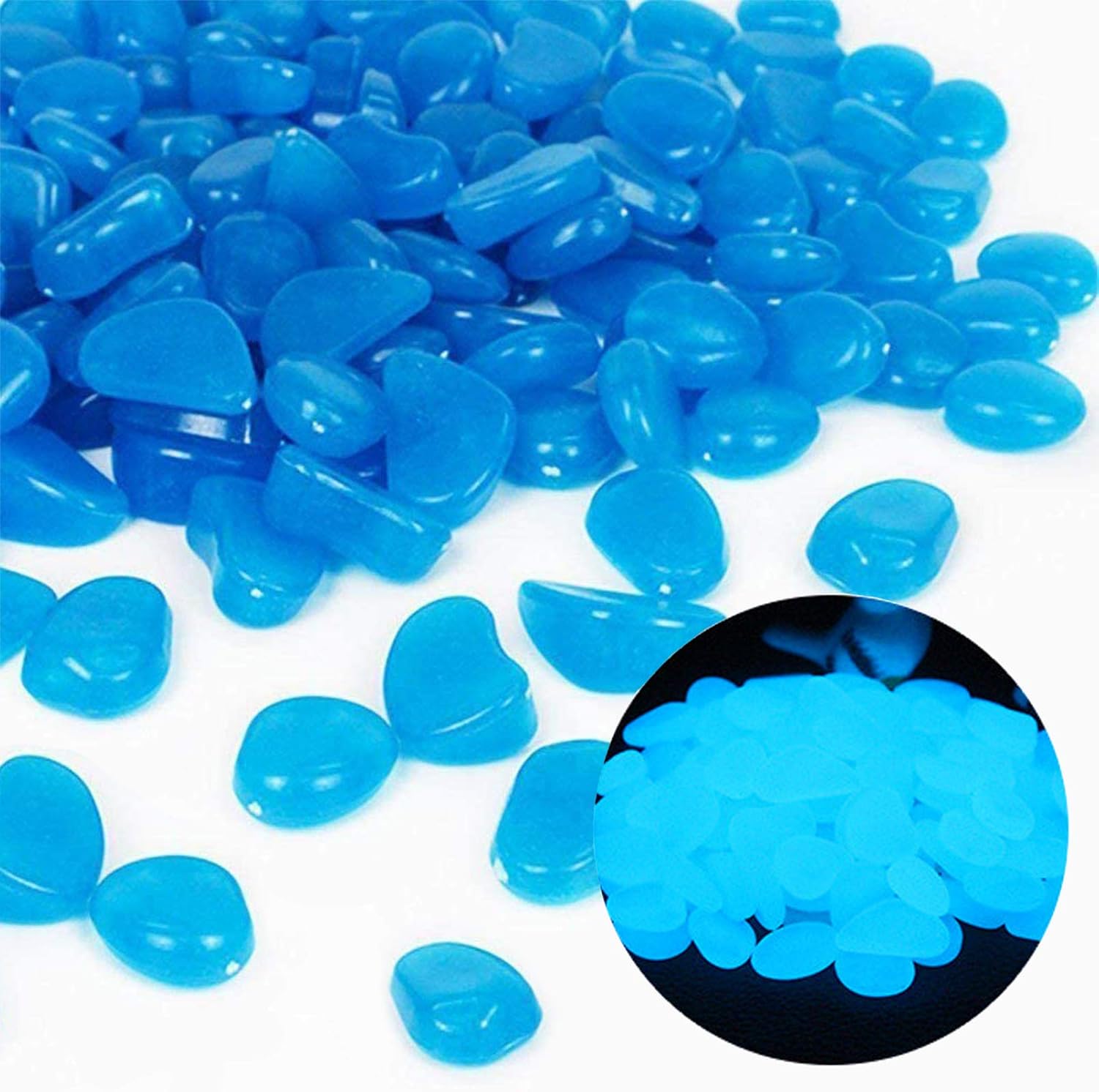 Fish Tank Rocks Glow Blue Pebb - Planted Aquarium With Fish review and price