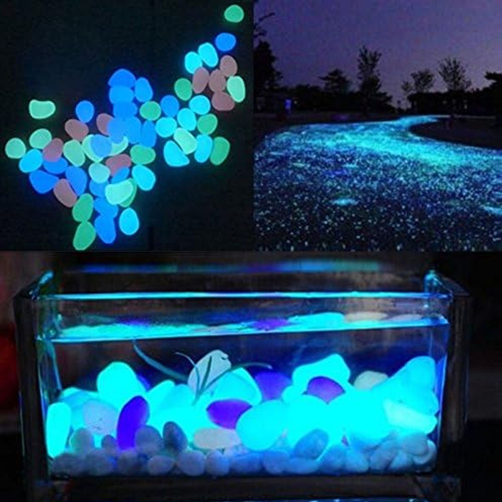 Fish Tank Rocks Glow Blue Pebb - Planted Aquarium With Fish review and price