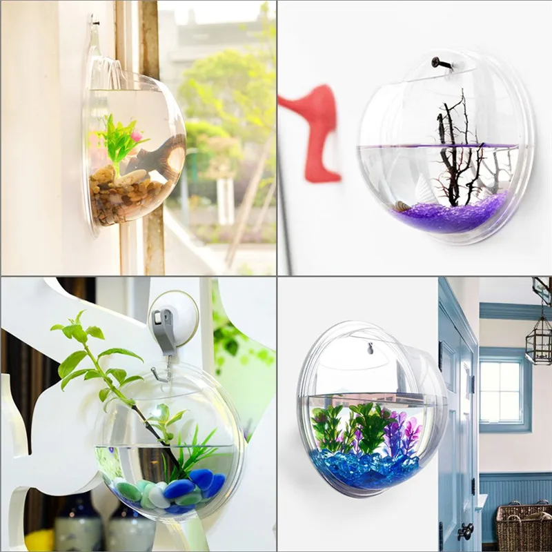 Transparent acrylic hanging wa - Aquarium Plant Ornament review and price