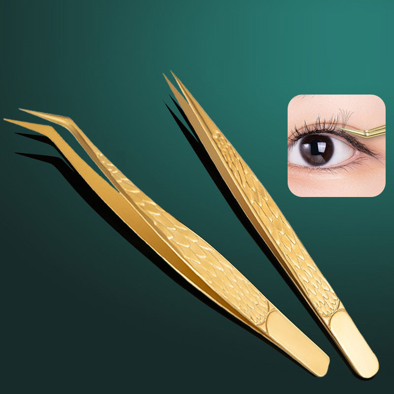 2PCS Tweezers For False Eyelas - Planted Clip Tweezers review and price
