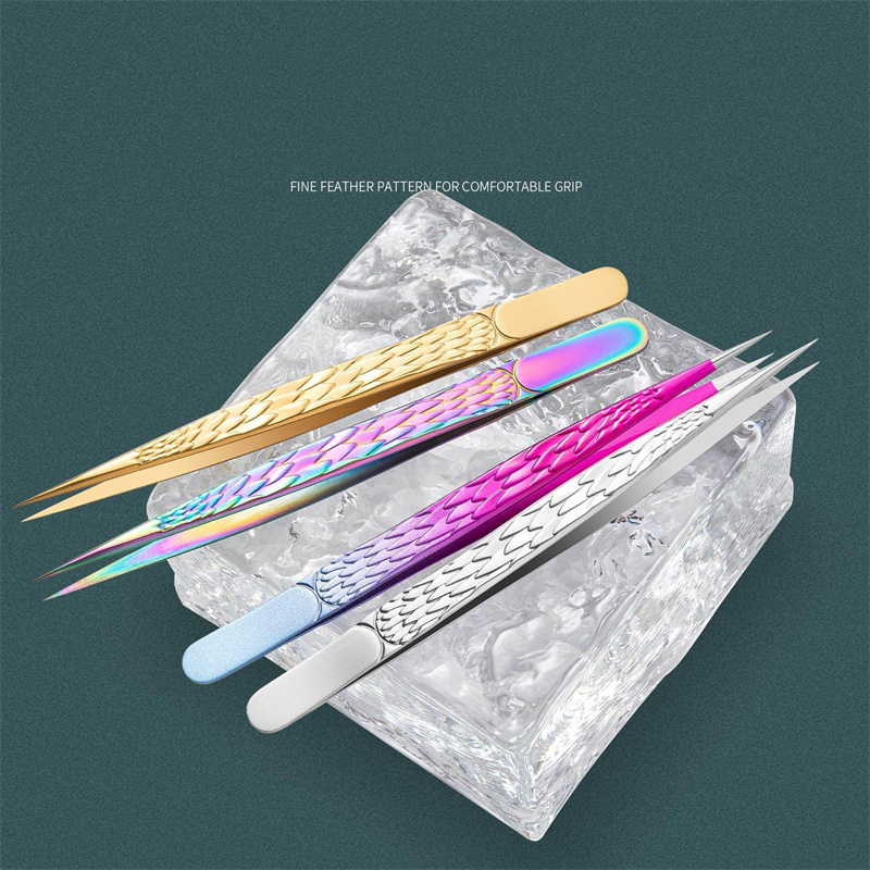 2PCS Tweezers For False Eyelas - Planted Clip Tweezers review and price