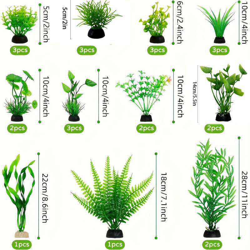 Aquarium Decor Set Artificial  - Aquarium Plant Ornament review and price