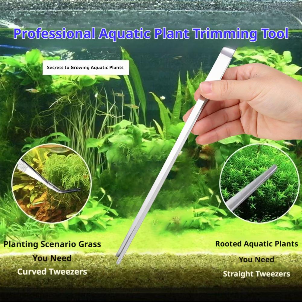 27cm Stainless Steel Aquarium  - Planted Clip Tweezers review and price